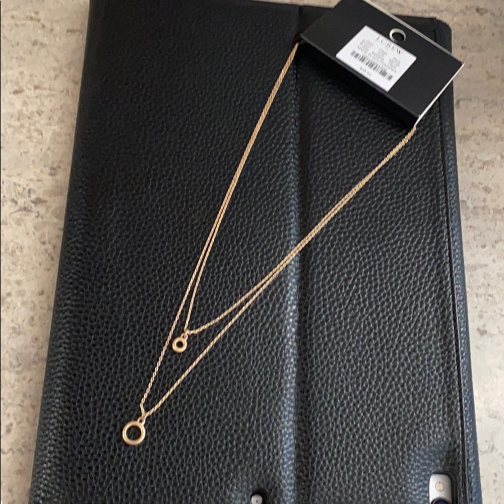 LAST ONE:  J. Crew circle layering necklace. - Picture 7 of 9